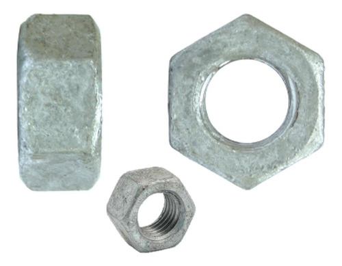 Tuerca Hexagonal Galvanizada Inmersion Caliente 5/8'' (10 Pz