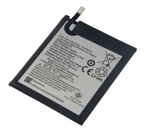 Pila Bateria Ion Litio Bl267 3000 Mah Para Lenovo K6