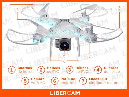 Drone Cuadricoptero Cámara Hd Transmite Vivo Pantalla Lcd