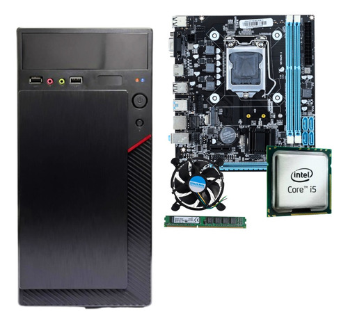 Pc Cpu Intel I5 3470  Placa H61 8gb Ssd 240gb