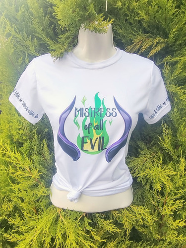 Playera Sublimada Dama Villanos Maléfica Bella Durmiente