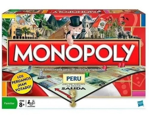 Monopolio Perú Original De Hasbro.