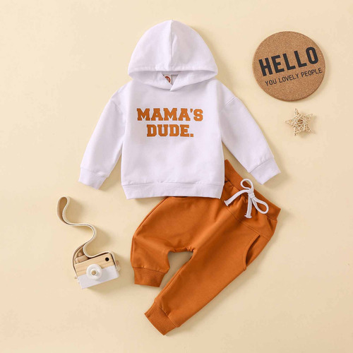 Sudadera De Invierno Con Cuello Redondo Y Manga Larga Con Es