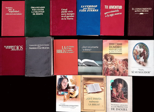 15 Libros Selectos De Bolsillo Lectura Testigos De Jehová (Usado)