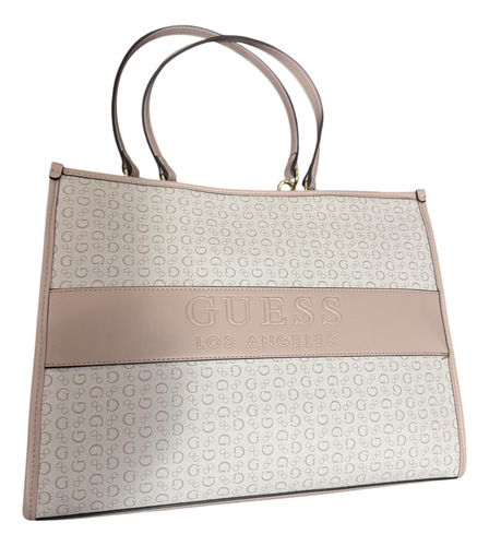 Bolsa Guess Color Rosa Palido Para Dama Sg962222 Rosa Pálido Rayas Oro Rosa Pálido