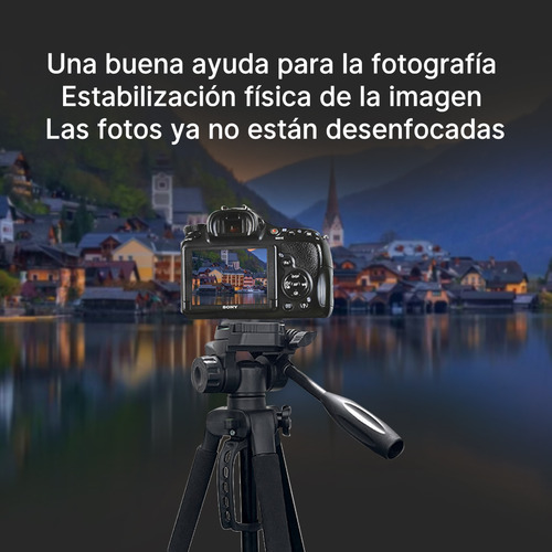 Trípode Para Cámara Profesional Con Control Bluetooth 160cm