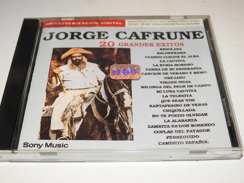 Cd1691 - 20 Grandes Exitos - Jorge Cafrune