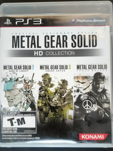 Metal Gear Hd Colección Ps3 