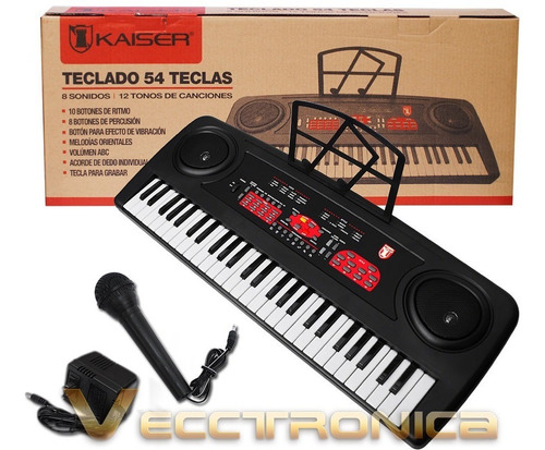 Teclado Profesional Musical Con Regalos Fabulosos By Kaiser