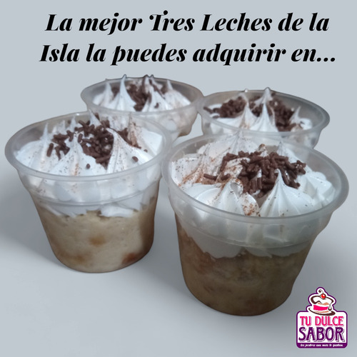 Postre Tres Leches 12 Unidades