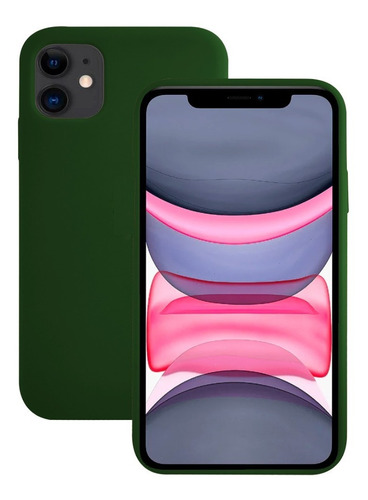  Estuche Funda Protector Silicone Case Para iPhone 11