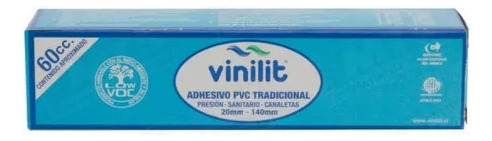 Adhesivo Pvc Tradicional 60cc Vinilit