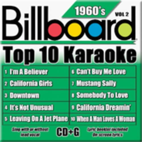 Cd:billboard Top-10 Karaoke - 1960 S Vol. 2 (cd De 10+10 Can