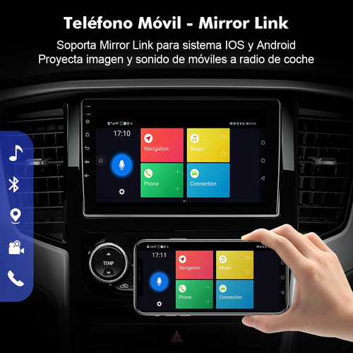 Estéreo Android For Mitsubishi L200 2021-2022 Cámara Gps Fm