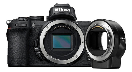 Cámara Nikon Z50 + Adaptador  Ftz Ii - Mirrorless 