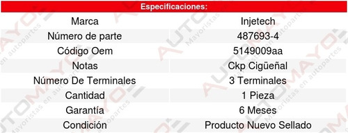 Sensor Cigüeñal Ckp Aspen 8cil 5.7l 07 Al 08 8134332