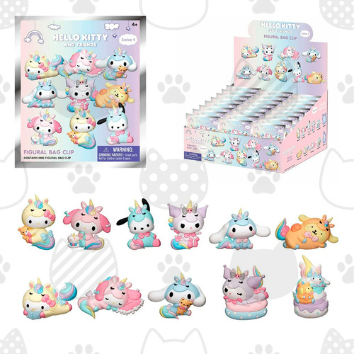 Hello Kitty Y Amigos Llavero 3d Coleccion Original Monogram