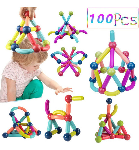 . Juego De Imanes De Juego De Bloques De Construcción De