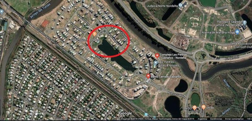Imagen 1 de 13 de Terreno Con Costa De Laguna En Venta - Barrio Los Castaños, Nordelta
