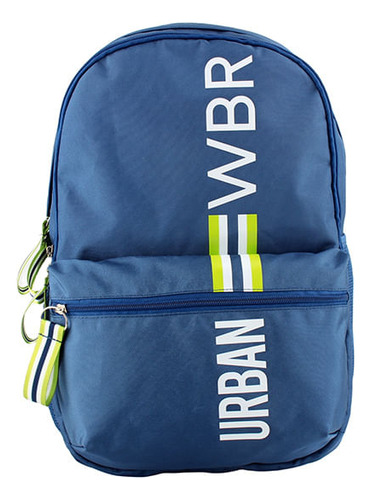 Wbr mochila 17 espalda -urbana- azul Wabro