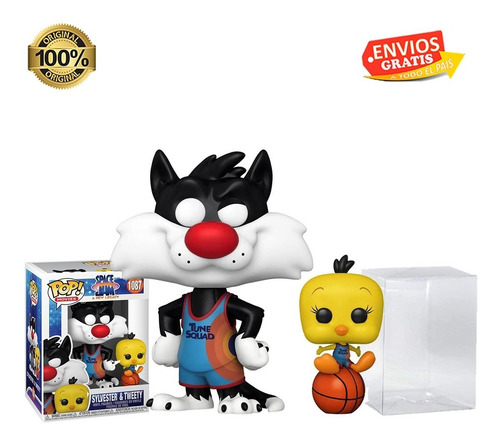 Funko Pop Silvestre Piolin Tweety 1087 Space Jam Protector