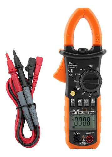 Peakmeter - Pinza Medidor Digital, Multimetro Pm2108 Portati