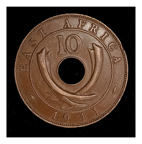 África Del Este 10 Cents 1941 Excelente Km 26