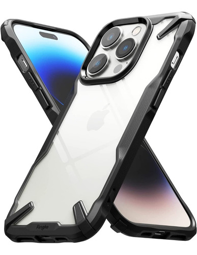 Capa Anti Impacto Ringke Fusion X Para iPhone 14 Pro Max 6.7 Cor Preto