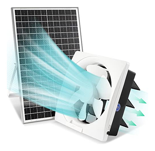 Kit De Ventilador De Escape Con Energía Solar, Panel Solar D