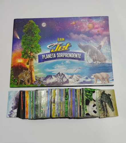 Álbum Jet Planeta Sorprendente + Set 300 Láminas