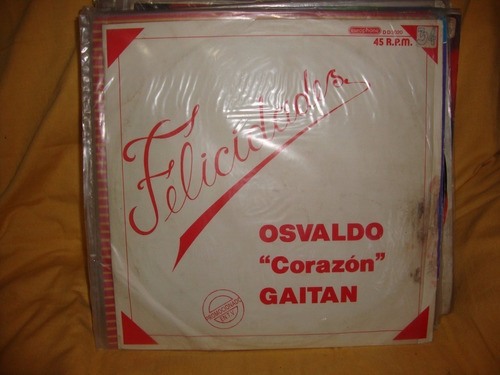 Vinilo Osvaldo Corazon Gaitan Felicidades C1