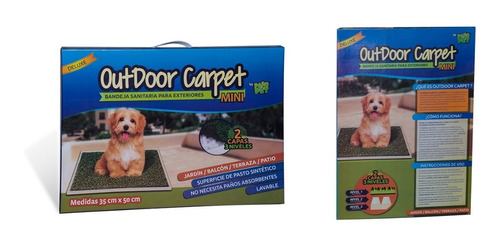 Bandeja Sanitaria Perros Paño Pet Outdoor Carpet Mini 35x50c