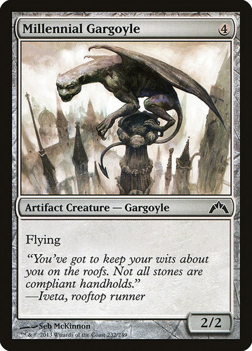 Carta Magic Millennial Gargoyle Gatecrash Mtg