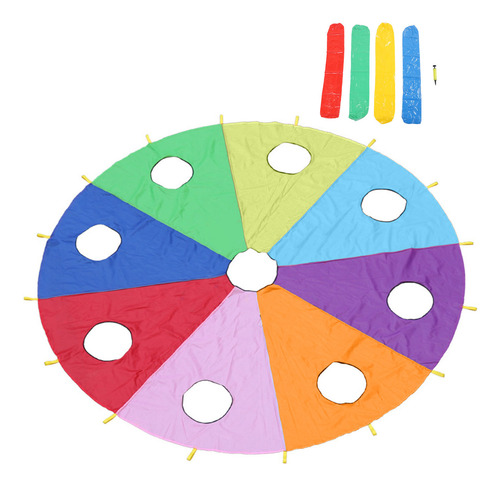 Juego Umbrella Parachute Mole Para Niños, Juego De 9 Agujero