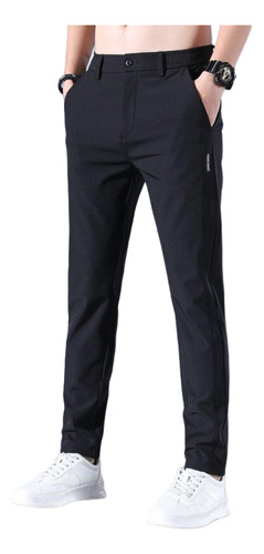 Pantalones De Golf Rectos Con Cuerpo Ajustado Para Hombre, E