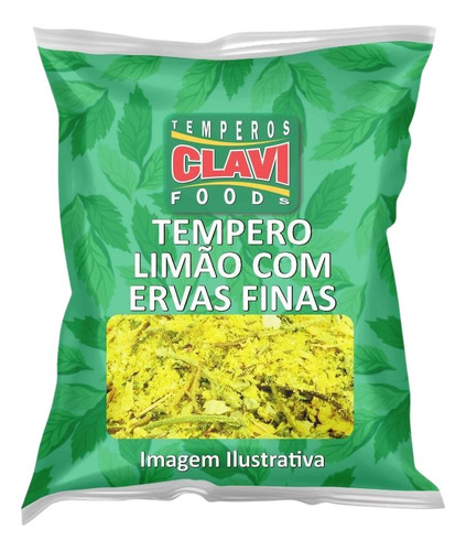 Tempero Limão Com Ervas Finas 10kg - Clavi Temperos E Foods