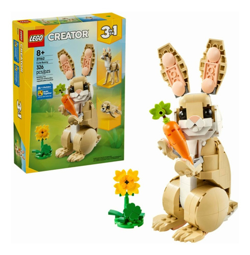 Lego® Creator 3en1 Lindo Conejito Juguete De Construcción
