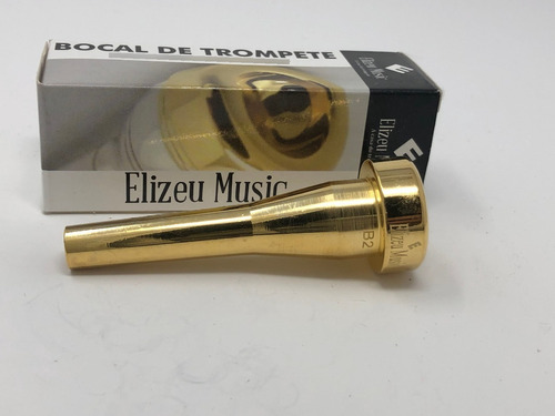 Bocal Trompete Elizeumusic  Gold B2 (1-1/4c)  (ltgfb2)