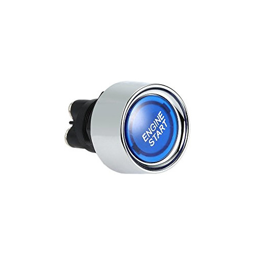 Dc 12v 50a Blue Car Start Engine Button Stater, Push Bu...