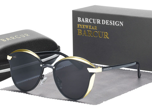 Lentes De Sol Barcur Cat Eye Para Dama Polarizados