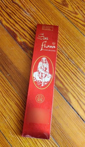 1 Cajita De Sahumerios Sri Sai Flora Fluxo Incense