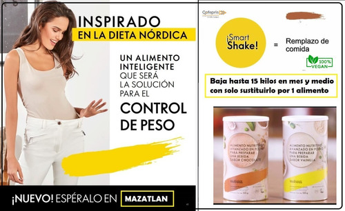 Smart Shake Bebida Con 23 Nutrientes Prioritarios Tira Kilos