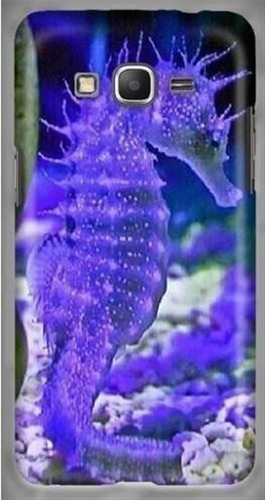 Funda Celular Caballo Caballito De Mar Morado Toda Marca 2