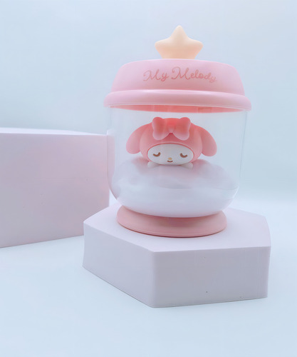 Luz Sanrio My Melody color rosa 127V 10cm x 13cm x 13cm de diámetro