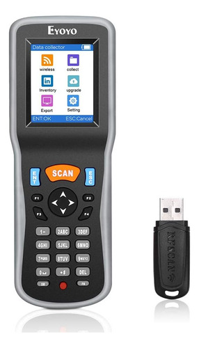 Lectores De Códigos De Barras Inalámbricos Eyoyo 1d Lcd, Esc