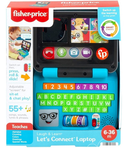 Fisher Price Ríe Y Aprende Mi Primer Laptop De Aprendizaje