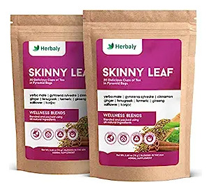 Herbaly Skinny Leaf Tea - 9 Superherbs - Curb Sugar Cravings