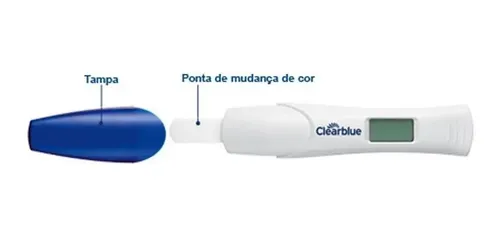 【BF Airy】 DLIVE clear blue Teste Gravidez Clear Blue Digital Com 2 Kits | Frete grátis