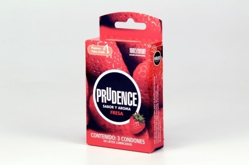 Preservativo Prudence Fresa 3 Pza