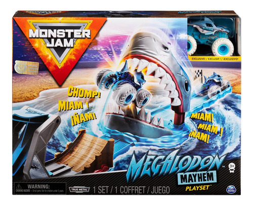 Monster Jam, Juego Oficial De Megalodon Mayhem Con Un Exclus